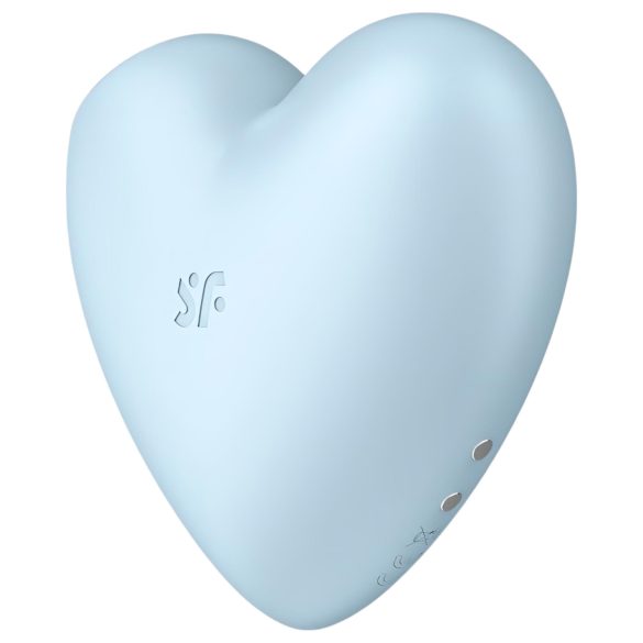 Satisfyer Cutie Heart - stimolatore clitoride a onde d’aria ricaricabile blu