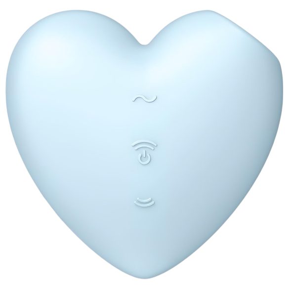 Satisfyer Cutie Heart - stimolatore clitoride a onde d’aria ricaricabile blu