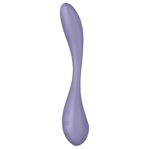 Satisfyer G-spot Flex 5 - vibratore punto G intelligente - silicone viola