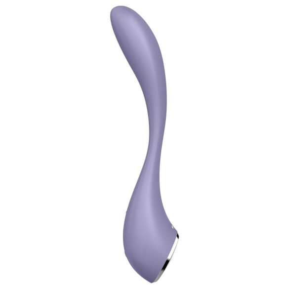 Satisfyer G-spot Flex 5 - vibratore punto G intelligente - silicone viola