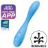 Satisfyer G-spot Flex 4 - vibratore intelligente per il punto G (turchese)