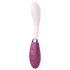   Satisfyer - vibratore punto G ricaricabile - flessibile - silicone rosa/rosso