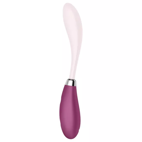 Satisfyer - vibratore punto G ricaricabile - flessibile - silicone rosa/rosso