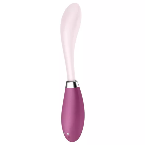 Satisfyer - vibratore punto G ricaricabile - flessibile - silicone rosa/rosso