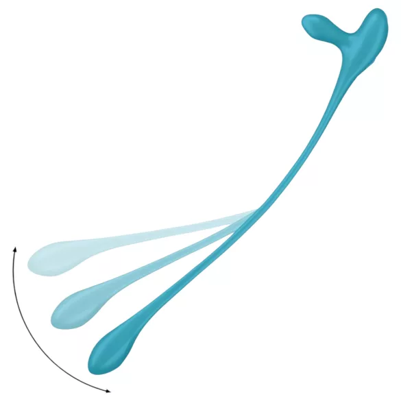 Satisfyer Plug & Play - vibratore anale e anello fallo ricaricabile - blu