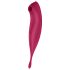 Satisfyer Twirling Pro - smart vibratore clitoride 2in1 (rosso)