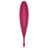 Satisfyer Twirling Pro - smart vibratore clitoride 2in1 (rosso)