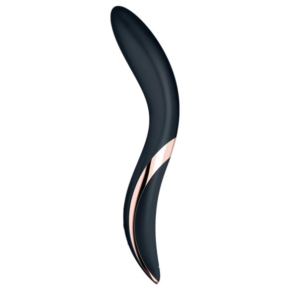 Satisfyer Rrrolling - vibratore punto G con sfere rotanti - silicone nero