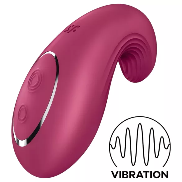 Satisfyer Dipping Delight - vibratore clitorideo ricaricabile - rosso