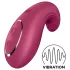 Satisfyer Dipping Delight - vibratore clitorideo ricaricabile - rosso