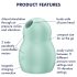 Satisfyer Pro To Go 1 - Stimolatore Clitorideo a Onde d'Aria Ricaricabile (Menta)