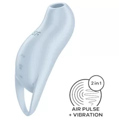   Satisfyer Pocket Pro 1 - stimolatore clitorideo onde d’aria - blu
