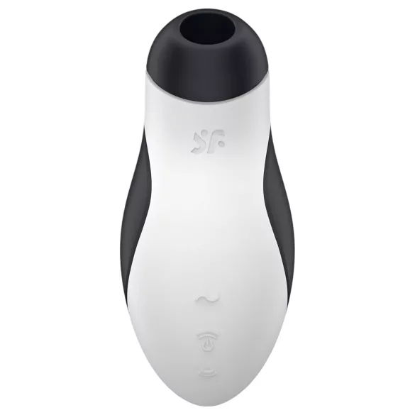 Satisfyer Orca - stimolatore clitorideo ad onde d’aria impermeabile (bianco e nero)