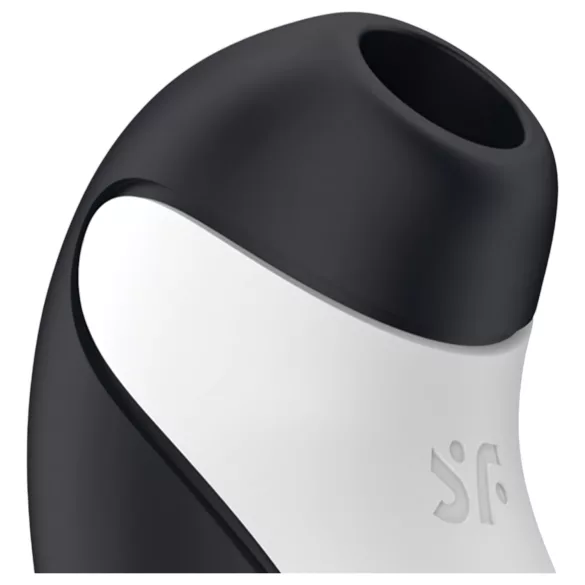 Satisfyer Orca - stimolatore clitorideo ad onde d’aria impermeabile (bianco e nero)