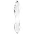 Satisfyer Dazzling Crystal 1 - dildo doppia testa in vetro trasparente