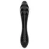 Satisfyer Dazzling Crystal 1 - dildo doppia punta in vetro - nero