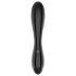 Satisfyer Cristalli Sfolgoranti 1 - dildo doppio in vetro (nero)
