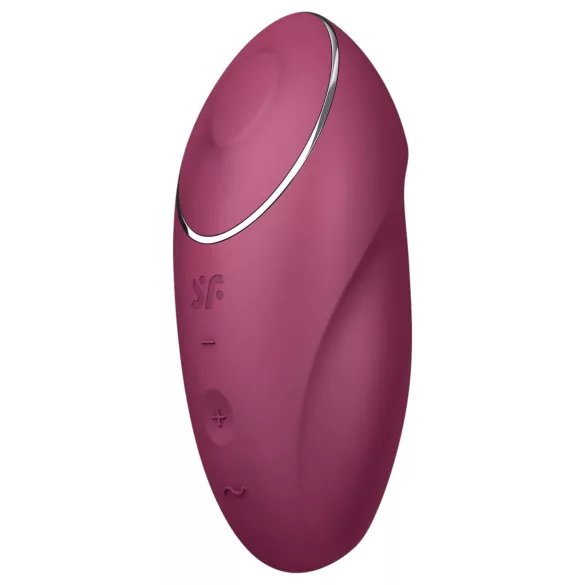 Satisfyer Tap & Climax 1 - vibratore clitorideo 2in1 - rosso