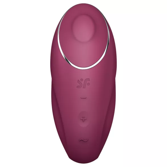 Satisfyer Tap & Climax 1 - vibratore clitorideo 2in1 - rosso