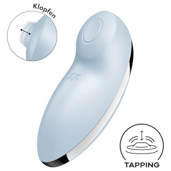 Satisfyer Tap & Climax 2 - Massaggiatore Intimo 2in1 (blu)