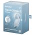 Satisfyer Tap & Climax 2 - Massaggiatore Intimo 2in1 (blu)