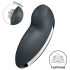 Satisfyer Tap & Climax 2 - Vibratore 2in1 per clitoride (grigio)
