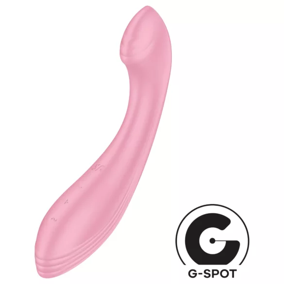 Satisfyer G-Force - vibratore punto G ricaricabile e impermeabile (rosa)