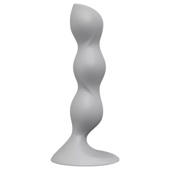 Satisfyer Triple Ball-R - dildo anale con perle - silicone grigio