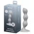 Satisfyer Triple Ball-R - dildo anale con perle - silicone grigio