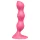 Satisfyer Triple Ball-R - vibratore anale con sfere - silicone rosa