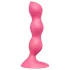 Satisfyer Triple Ball-R - vibratore anale con sfere - silicone rosa