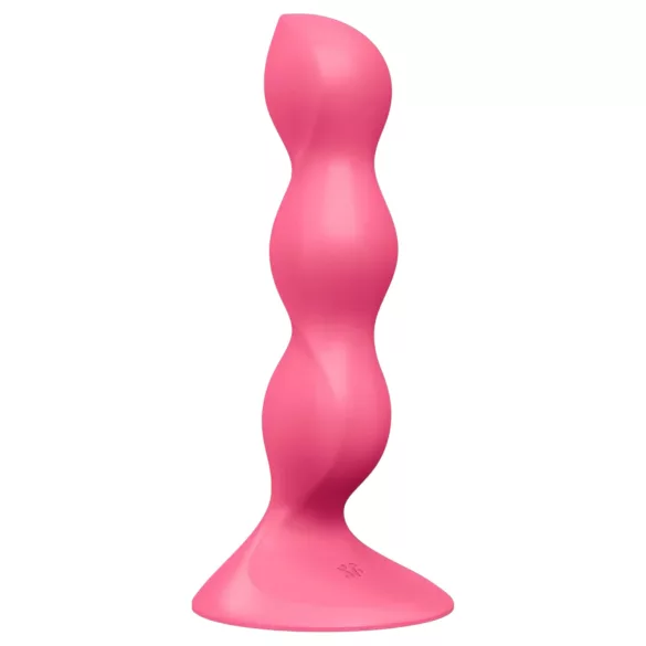 Satisfyer Triple Ball-R - vibratore anale con sfere - silicone rosa