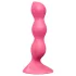 Satisfyer Triple Ball-R - vibratore anale con sfere - silicone rosa