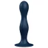 Satisfyer Double Ball-R - dildo anale weighted - silicone blu