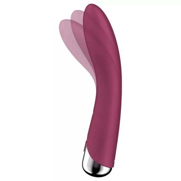 Satisfyer Spinning Vibe 1 - vibratore per punto G con testa rotante (rosso)