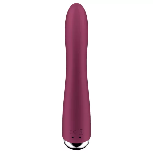 Satisfyer Spinning Vibe 1 - vibratore per punto G con testa rotante (rosso)