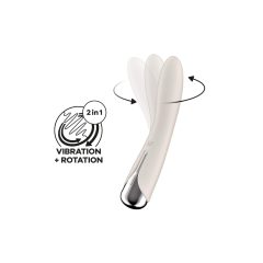   Satisfyer Spinning Vibe 1 - Vibratore per il punto G a testa rotante (beige)