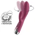 Satisfyer Spinning Rabbit 1 - vibratore rabbit rotante clitoride - rosso