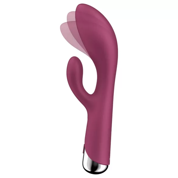 Satisfyer Spinning Rabbit 1 - vibratore rabbit rotante clitoride - rosso