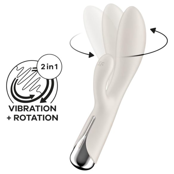 Satisfyer Spinning Rabbit 1 - vibratore rabbit rotante - stimolatore clitoride