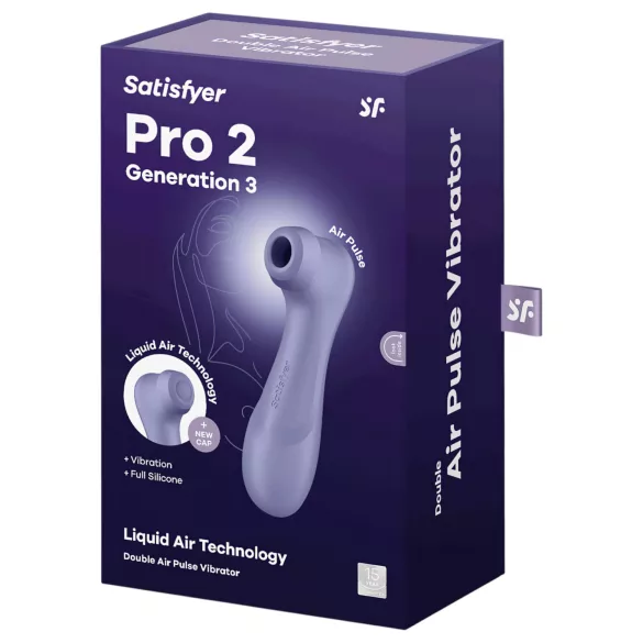 Satisfyer Pro 2 Gen3 - stimolatore clitorideo onde d’aria ricaricabile - viola