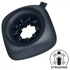   Satisfyer Ring Stroker - masturbatore vibrante ricaricabile (nero)