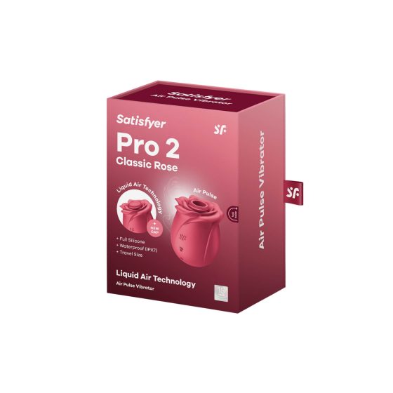 Satisfyer Pro 2 Classico Rosso - Stimolatore clitorideo a onde d'aria senza fili