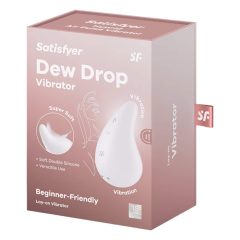   Satisfyer Dew Drop - Vibratore clitorideo impermeabile ricaricabile (bianco)