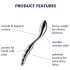 Satisfyer Star Force 1 - Dildo in acciaio con sfere (argento)