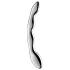 Satisfyer Cosmic Crest 2 - dildo anale acciaio ondulato - argento