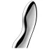 Satisfyer Cosmic Crest 2 - dildo anale acciaio ondulato - argento