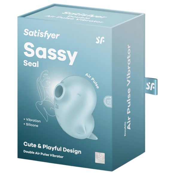 Satisfyer Sassy Seal - stimolatore clitorideo a onde d’aria - turchese