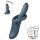 Satisfyer Heat Flex 4 - Vibratore riscaldante con braccio stimolante (grigio)