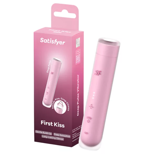 Satisfyer First Kiss - stimolatore clitorideo ad onde d’aria (rosa)
